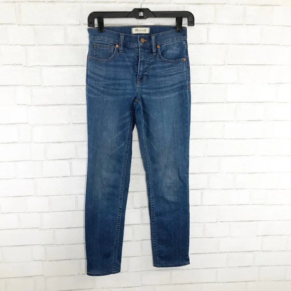 Madewell 9" High Rise Skinny Jeans Women's Waist Size 24 - Picture 1 of 7